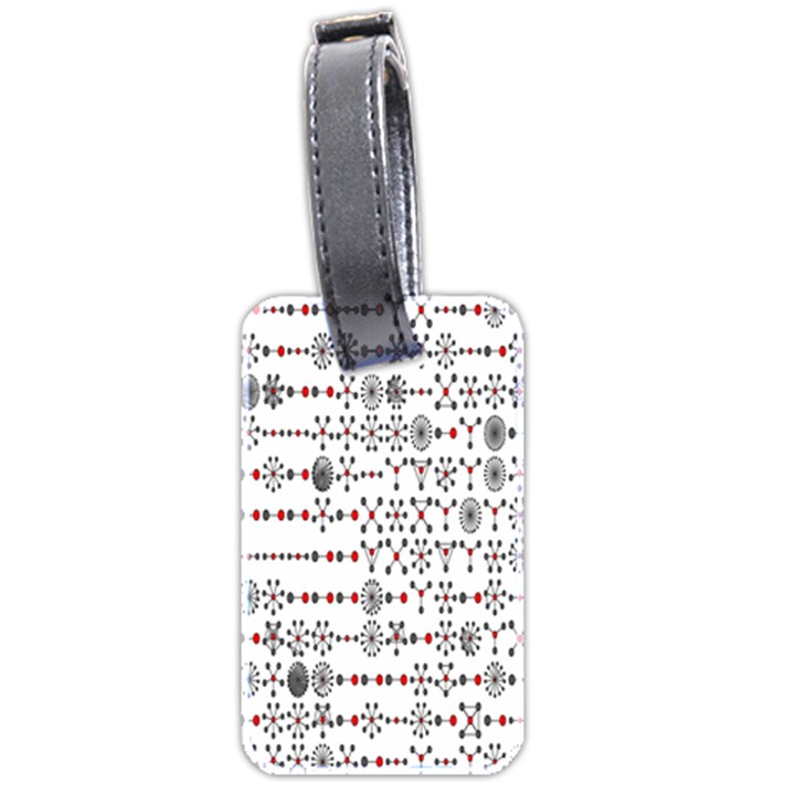 Bioplex Maps Molecular Chemistry Of Mathematical Physics Small Army Circle Luggage Tags (Two Sides)