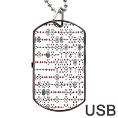 Bioplex Maps Molecular Chemistry Of Mathematical Physics Small Army Circle Dog Tag Usb Flash (one Side) by Mariart