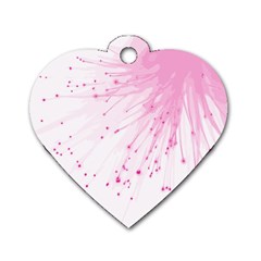 Big Bang Dog Tag Heart (one Side) by ValentinaDesign