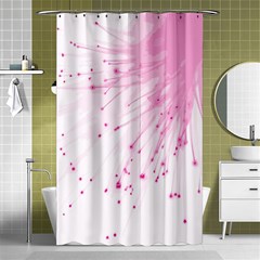 Big Bang Shower Curtain 48  X 72  (small)  by ValentinaDesign