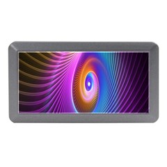 Abstract Fractal Bright Hole Wave Chevron Gold Purple Blue Green Memory Card Reader (mini) by Mariart