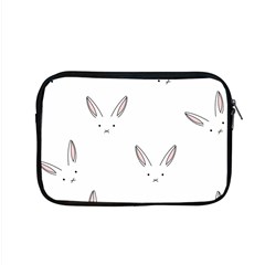 Bunny Line Rabbit Face Animals White Pink Apple Macbook Pro 15  Zipper Case by Mariart