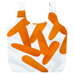 Carrot Vegetables Orange Full Print Recycle Bags (l)  by Mariart