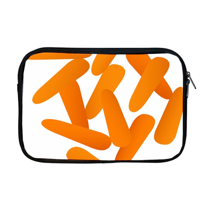 Carrot Vegetables Orange Apple MacBook Pro 17  Zipper Case