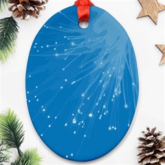 Big Bang Ornament (oval) by ValentinaDesign