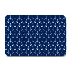 Blue White Anchor Plate Mats