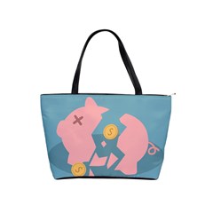 Coins Pink Coins Piggy Bank Dollars Money Tubes Shoulder Handbags