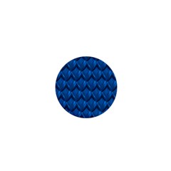 Blue Dragon Snakeskin Skin Snake Wave Chefron 1  Mini Buttons by Mariart