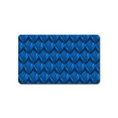 Blue Dragon Snakeskin Skin Snake Wave Chefron Magnet (name Card)