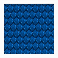 Blue Dragon Snakeskin Skin Snake Wave Chefron Medium Glasses Cloth (2-side) by Mariart