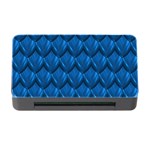 Blue Dragon Snakeskin Skin Snake Wave Chefron Memory Card Reader with CF Front