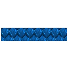 Blue Dragon Snakeskin Skin Snake Wave Chefron Flano Scarf (small) by Mariart