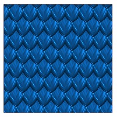 Blue Dragon Snakeskin Skin Snake Wave Chefron Large Satin Scarf (square) by Mariart