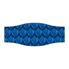 Blue Dragon Snakeskin Skin Snake Wave Chefron Stretchable Headband by Mariart