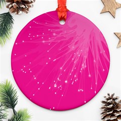 Big Bang Round Ornament (two Sides) by ValentinaDesign