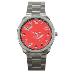 Chairs Wicker Cafe Party Comfortable Red Blue Sport Metal Watch