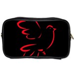 Dove Red Black Fly Animals Bird Toiletries Bags Front