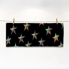 Colorful Gold Star Christmas Cosmetic Storage Cases by Mariart