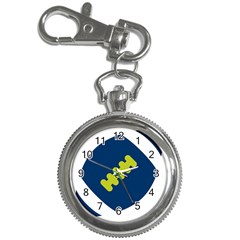 Football America Blue Green White Sport Key Chain Watches