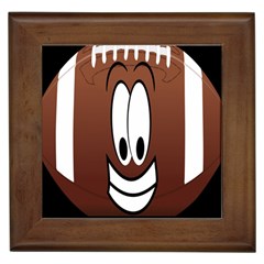 Happy Football Clipart Excellent Illustration Face Framed Tiles by Mariart