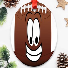 Happy Football Clipart Excellent Illustration Face Ornament (oval) by Mariart