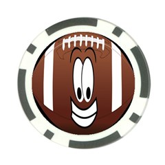 Happy Football Clipart Excellent Illustration Face Poker Chip Card Guard by Mariart