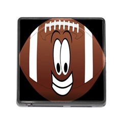 Happy Football Clipart Excellent Illustration Face Memory Card Reader (square) by Mariart