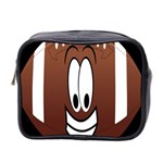 Happy Football Clipart Excellent Illustration Face Mini Toiletries Bag 2-Side Front