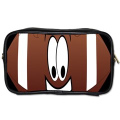 Happy Football Clipart Excellent Illustration Face Toiletries Bags 2-side by Mariart