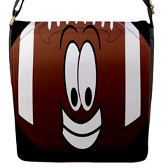 Happy Football Clipart Excellent Illustration Face Flap Messenger Bag (s) by Mariart