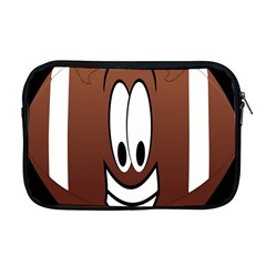 Happy Football Clipart Excellent Illustration Face Apple Macbook Pro 17  Zipper Case by Mariart