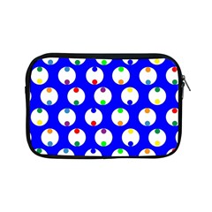 Easter Egg Fabric Circle Blue White Red Yellow Rainbow Apple Ipad Mini Zipper Cases by Mariart