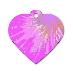 Big Bang Dog Tag Heart (one Side) by ValentinaDesign