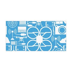 Drones Registration Equipment Game Circle Blue White Focus Yoga Headband