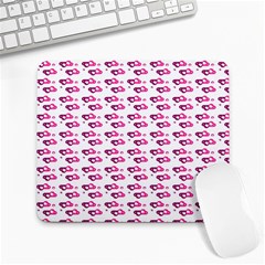 Heart Love Pink Purple Large Mousepads