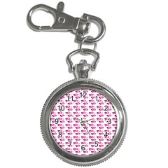 Heart Love Pink Purple Key Chain Watches