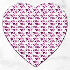 Heart Love Pink Purple Jigsaw Puzzle (heart) by Mariart