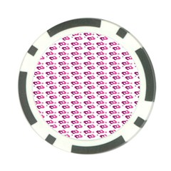 Heart Love Pink Purple Poker Chip Card Guard (10 Pack) by Mariart