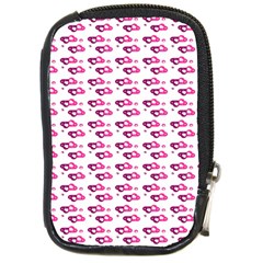 Heart Love Pink Purple Compact Camera Cases by Mariart