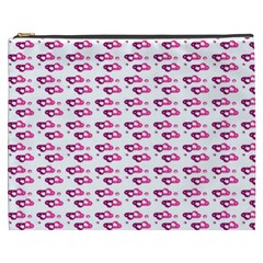 Heart Love Pink Purple Cosmetic Bag (xxxl)  by Mariart