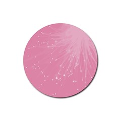 Big Bang Rubber Coaster (round)  by ValentinaDesign