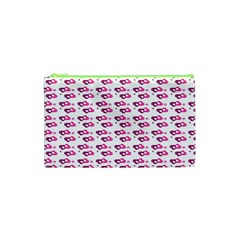 Heart Love Pink Purple Cosmetic Bag (xs) by Mariart