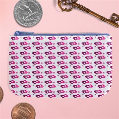 Heart Love Pink Purple Large Coin Purse