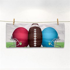 Helmet Ball Football America Sport Red Brown Blue Green Cosmetic Storage Cases by Mariart