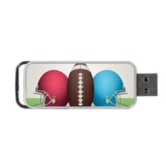 Helmet Ball Football America Sport Red Brown Blue Green Portable Usb Flash (two Sides)