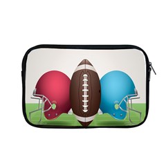 Helmet Ball Football America Sport Red Brown Blue Green Apple Macbook Pro 13  Zipper Case by Mariart