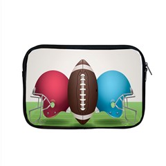 Helmet Ball Football America Sport Red Brown Blue Green Apple Macbook Pro 15  Zipper Case by Mariart