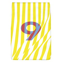 Number 9 Line Vertical Yellow Red Blue White Wae Chevron Flap Covers (l) 