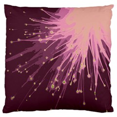 Big Bang Large Flano Cushion Case (one Side) by ValentinaDesign