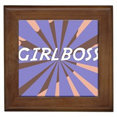 Girlboss Light Line Wave Chevron Framed Tiles